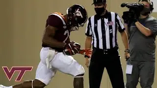 Khalil Herbert Electric in First Game as a Hokie