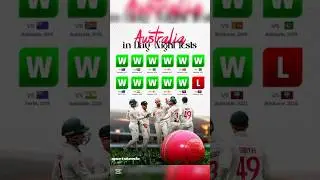 AUSTRALIA RECORD IN PINK BALL TEST | INDIA VS AUSTRALIA #bgt #viratkohli #indvsaus