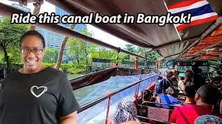 Bangkok canal boats make me love public transport even more 🇹🇭