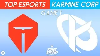 TES vs KC Game 1 Highlights | First Stand 2025 Group Stage | Top Esports vs Karmine Corp G1