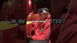 Who&rsquo;s BIGGER? Vision Pro vs AMC Theater Movie Screen #visionpro