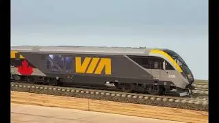 VIA Rail 87 with Venture Set 2213 2313 and F40 6413 January 7, 2026. Plus Bachmann & Rapido Models 
