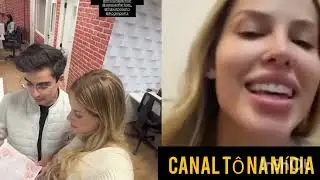 MÃE DE SAORY DEIXA RECADO SUPER FOFO PARA O CASAL DUDU E SAORY