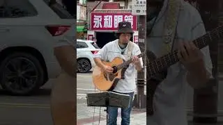 日本街頭藝人在台灣。Japanese busking in Taiwan