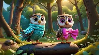 Three Happy Owls in Cozy Clothes | Fun Kids Song | Nursery Rhymes and Kids Songs