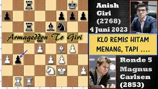 TAK ADA REMIS DI ANTARA KITA | ARMAGEDDON | NORWAY CHESS 2023 || Magnus Carlsen VS Anish Giri