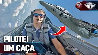 MANOBRAS do TOP GUN - PILOTEI o CA&Ccedil;A MARCHETTI S-211 nos Estados Unidos