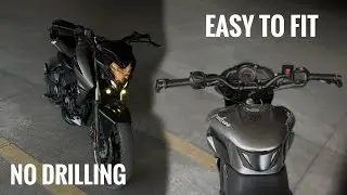 Duke Handle Bar in NS200 without Drilling || RAJVERX ||