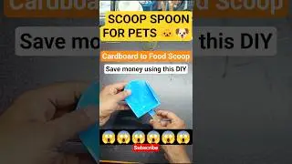 Making Scoop Spoon for pets 🐱| #trending #viral #diy