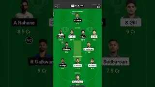 TATA IPL 2023 || GT vs CHE Dream11 prediction || csk vs gt | gt vs che | che vs GT #ipl #ind #shorts
