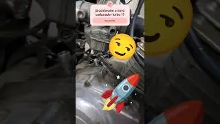 novo carburador turbo na Yamaha factor 🤔🚀🏍 kkk #factor125 #yamaha