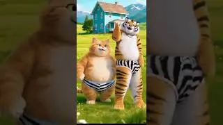 The cutest video of cats dancing with artificial intelligence Animal Animation AI #cartoon #cat #ai