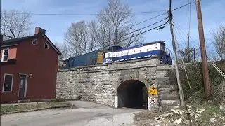 CSX L452 on the Indiana Sub & Madison Railroad North Vernon to Madison Indiana
