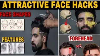Hacks for ATTRACTIVE FACE *Full Package* Hairstyles as per Face shapes| Dark spots| Look Handsome
