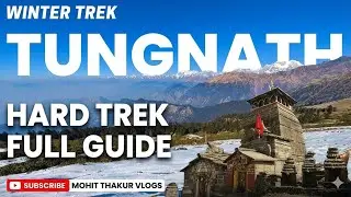 TUNGNATH: WORLD HIGHEST SHIVA TEMPLE 🛕 | HARDEST TREKING | A LOTS OF FUN 🤩 | 