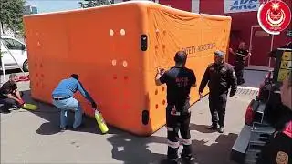 İZMİR İTFAİYESİ ÇİFT KATMANLI KURTARMA HAVA YASTIĞI