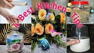 4 Easy kitchen hacks |Time saving tips | Spice grinde cleaning |Zeera saving | folding clink wrap