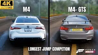 I Launched BMW M4 vs M4 GTS Off a Cliff &ndash; RTX 4060 Ti Struggled 😂 | Forza Horizon 5 4K 60FPS