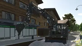 LS25 Baustelle #108 | Hauptstraße mit Schotter verfüllen | Landwirtschaft Sim 25