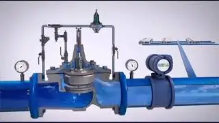 Water control valve animation demonstration #valve