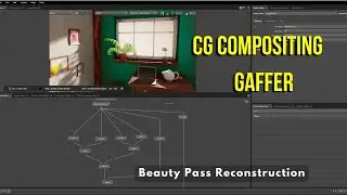 CG Comp Lookdev in Gaffer | Multipass Compositing