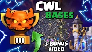 BEST TH18 WAR & CWL BASES | NEW TH18 ANTI 3 STAR BASES IN CLASH OF CLANS