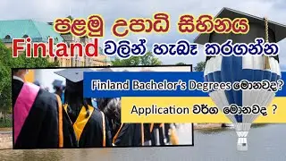 Study in Finland- Bachelor Programs Explained in Sinhala | Intake, Fees, Visa Process & Universities