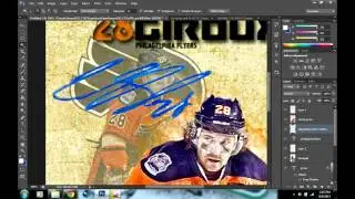 NHL Wallpaper Speedart (Lockscreen) -Claude Giroux