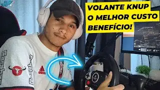 VOLANTE KNUP - 5816 |IDEAL PARA PC PLAYSTATION/ANDROID/XBOX ONE E 360 E MUITO MAIS! VALE A PENA ?