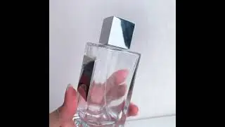 Empty glass bottle for perfume sprayer , all zamac accessories and original French pump