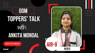 ODMian Ankita Mondal Achieves All India Rank 9 | National Entrance Screening Test 2022 (NISER) |