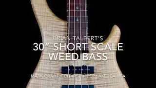 Brian Talbert&rsquo;s 30&rdquo; short scale Weed Bass by Mark Grant Guitars