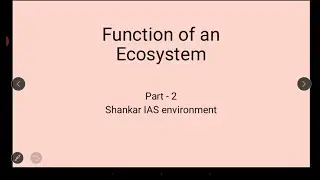 |Chapter 2| Functions of an Ecosystem: biotic interaction, carbon,nitrogen,phosphorus, sulphur cycle