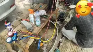 Proses perbaikan AC LG alami kebocoran disini tutorialnya #tutorial #airconditioner #evapbocor 