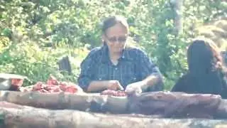 Traditional Moose Meat Smoke