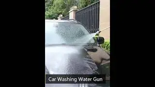 Rod High-Pressure Car Wash Water Gun RV Cleaning Tool Plastic Gun Body Powerful Car Washing Gadget