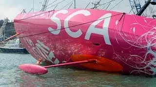Volvo Ocean 65 hits the water | Volvo Ocean Race