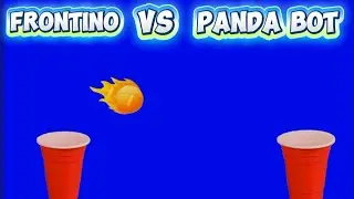 JUGANDO COPA PONG)( PANDA BOT VS FRONTINO!!!!!!!