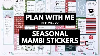 Planner Life: Dec 23 - 29 Plan With Me (Seasonal Stickers)