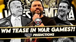 WrestleMania Main Event Tease in War Games! WWE Survivor Series War Games 2025 Predictions | NHP 294