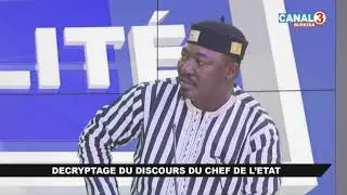 DECRYTAGE DU DISCOURS DU CHEF DE L'ETAT