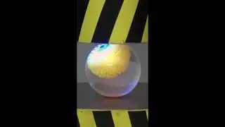 EXPERIMENT HYDRAULIC PRESS 100 TON #shorts