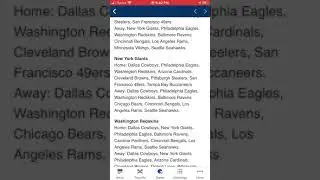 2020 Giants Opponents and goals for these team