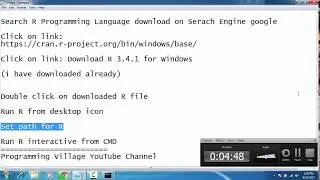 How to Install R programming Language on Windows 10