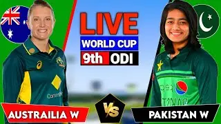 Australia women vs Pakistan women,9th ODI WC 2025,Live Cricket Score & Commentary AUSW vs PAKW