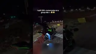 I split 200+ motorcycle on a group ride #bikelife #blazuki #motovlog #oklahoma #blazuki #gopro