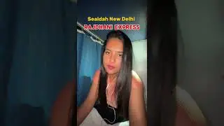Solo Experience on Sealdah Rajdhani Express #train