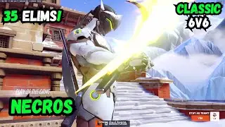 POTG!THE FASTEST GENJI🔥NECROS INSANE GENJI GAMEPLAY! 6V6 OVERWATCH 2