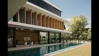 Glade House - a contemporary family home with a 25m lap pool and private garden.