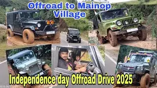 Offroad Drive on Independence Day - 2025 Nongstoin to Mainop #Offroad #jeep